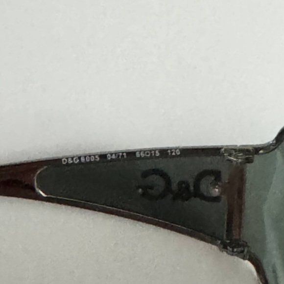 ❌SOLD❌ Vintage Y2K Authentic Dolce & Gabbana Sunglasses 😎 - Picture 7 of 10